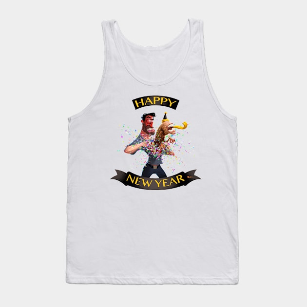 New Years 2 Tank Top by cseguritanart